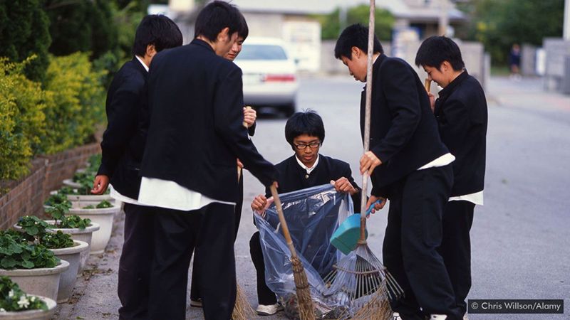 Sự sạch sẽ trong tính cách người Nhật